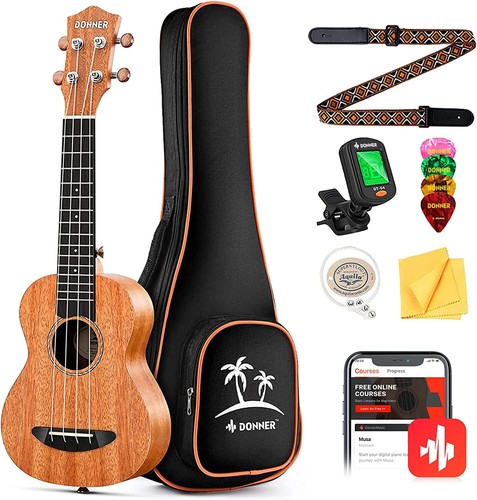 Donner concert ukulele - donner, 23"